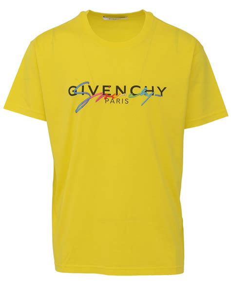 t shirt givenchy gialla|Givenchy T.